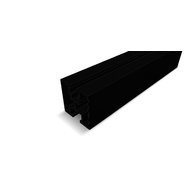 Hliníkový H profil - 2,2 m černý