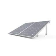 Nakloněná konstrukce s nastavitelným sklonem pro 2 solární panely
