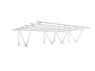 Carport pro pět aut - 39 panelů