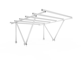 Carport pro dvě auta - 15 panelů