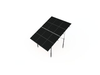 Pozemní nakloněná konstrukce pro 6 panelů