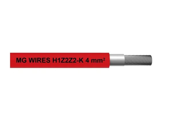 MG Wires 4 mm2 - červený