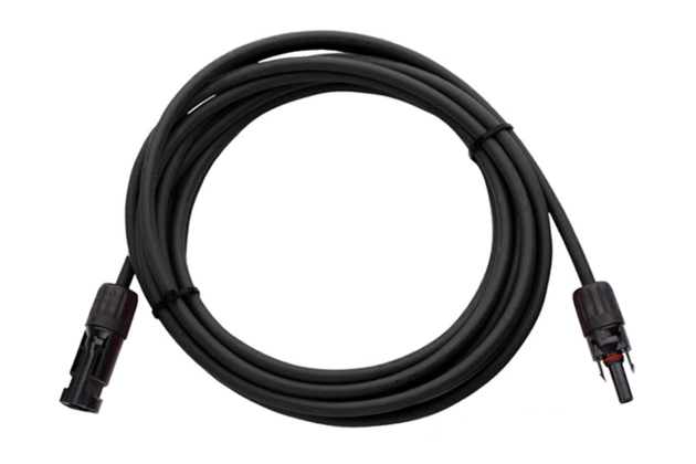 Solární kabel 6 mm2 s MC4 konektory - 1 m