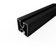 Hliníkový H profil - černý elox Hliníkový H profil - černý elox